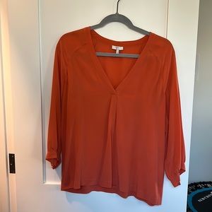 Joie silk long sleeve blouse